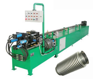 Máquina para fabricar tubos de acero corrugado 